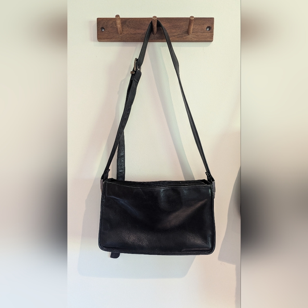 Black Genuine Leather Handbag